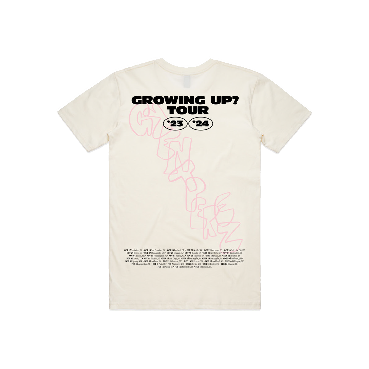 Growing Up Natural Tour Tee