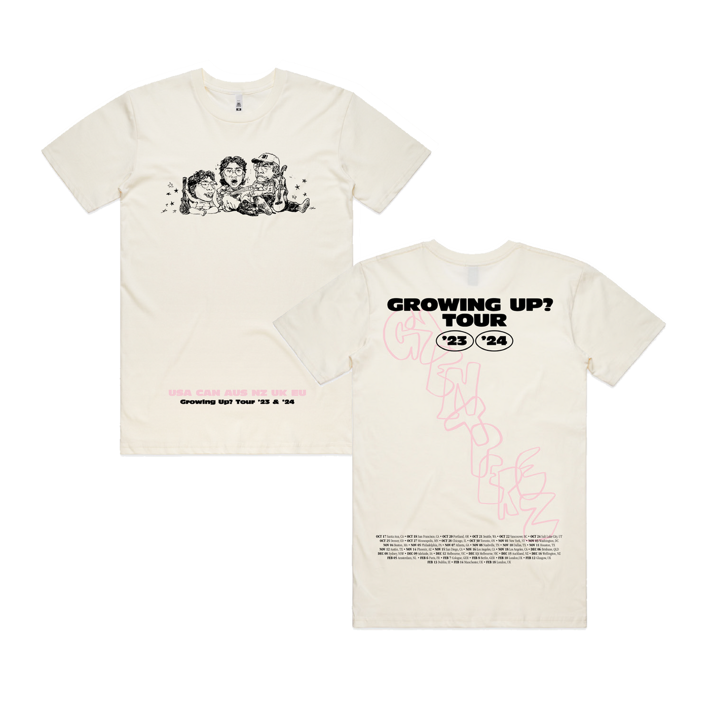 Growing Up Natural Tour Tee