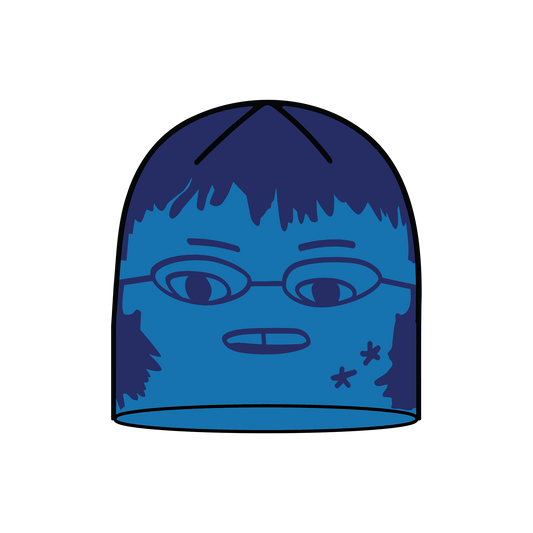 Blue Face Beanie