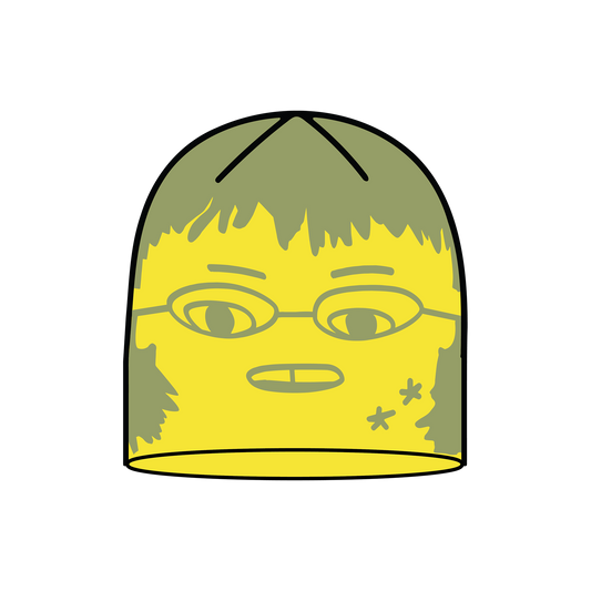 Yellow Face Beanie